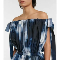Alexander McQueen Off-shoulder Printed Peplum Top 5 Alexander McQueen Off-shoulder Printed Peplum Top -Alexander McQueen Sales Store unnamed file 1561