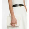 Alexander McQueen Four Ring Leather Shoulder Bag