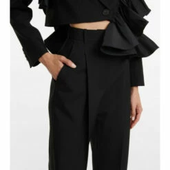 Alexander McQueen High-rise Tapered Wool Pants 6 Alexander McQueen High-rise Tapered Wool Pants -Alexander McQueen Sales Store unnamed file 1577