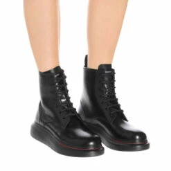 Alexander McQueen Leather Ankle Boots 7 Alexander McQueen Leather Ankle Boots -Alexander McQueen Sales Store unnamed file 159