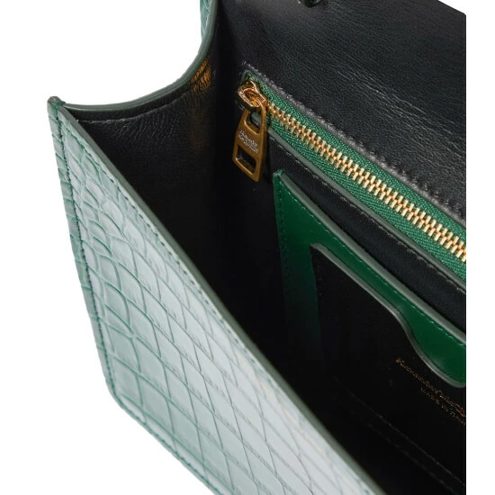 Alexander McQueen Four Ring Leather Shoulder Bag 2 Alexander McQueen Four Ring Leather Shoulder Bag - Image 2