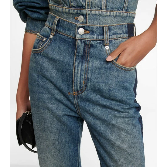 Alexander McQueen High-rise Straight Jeans 3 Alexander McQueen High-rise Straight Jeans - Image 3