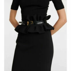 Alexander McQueen Ruffled High-rise Midi Skirt -Alexander McQueen Sales Store unnamed file 1605