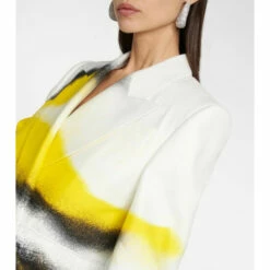 Alexander McQueen Printed Cady Blazer -Alexander McQueen Sales Store unnamed file 1618