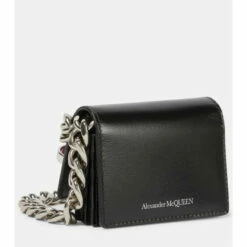 Alexander McQueen Four Ring Micro Leather Wallet On Chain 6 Alexander McQueen Four Ring Micro Leather Wallet On Chain -Alexander McQueen Sales Store unnamed file 1638