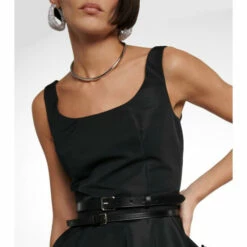 Alexander McQueen Ruffled Polyfaille Minidress -Alexander McQueen Sales Store unnamed file 164