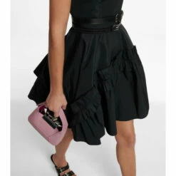 Alexander McQueen Ruffled Polyfaille Minidress -Alexander McQueen Sales Store unnamed file 165