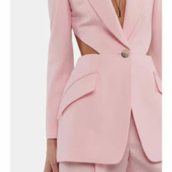 Alexander McQueen Cutout Wool Blazer -Alexander McQueen Sales Store unnamed file 1651