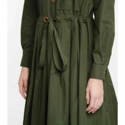 Alexander McQueen Cotton Midi Dress -Alexander McQueen Sales Store unnamed file 1655