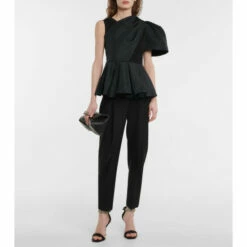 Alexander McQueen Embellished Satin Sandals