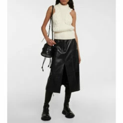 Alexander McQueen Cable-knit Wool Sweater Vest