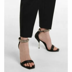 Alexander McQueen Embellished Satin Sandals -Alexander McQueen Sales Store unnamed file 1661