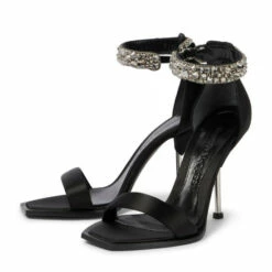 Alexander McQueen Embellished Satin Sandals -Alexander McQueen Sales Store unnamed file 1662