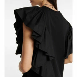 Alexander McQueen Ruffled Cotton Jersey Minidress 7 Alexander McQueen Ruffled Cotton Jersey Minidress -Alexander McQueen Sales Store unnamed file 1667