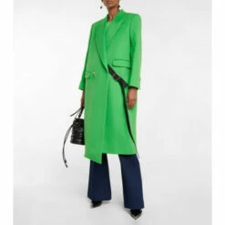 Alexander McQueen Oversized Wool-mohair Blend Coat