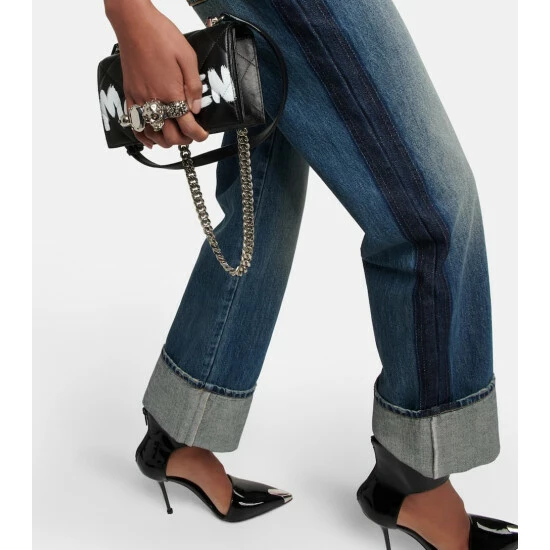 Alexander McQueen High-rise Straight Jeans 4 Alexander McQueen High-rise Straight Jeans - Image 4