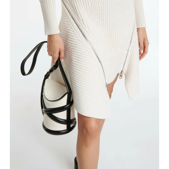 Alexander McQueen Wool And Cashmere Minidress 4 Alexander McQueen Wool And Cashmere Minidress - Image 4