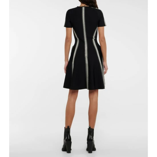 Alexander McQueen Jacquard Minidress 2 Alexander McQueen Jacquard Minidress - Image 2