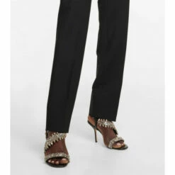 Alexander McQueen Crystal-embellished Leather Sandals -Alexander McQueen Sales Store unnamed file 1778