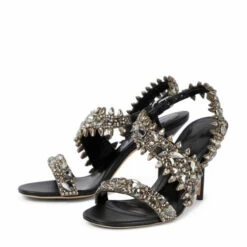Alexander McQueen Crystal-embellished Leather Sandals -Alexander McQueen Sales Store unnamed file 1779