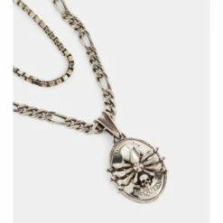 Alexander McQueen Spider And Skull Brass Necklace -Alexander McQueen Sales Store unnamed file 1792