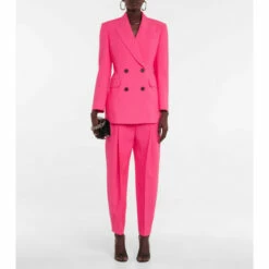 Alexander McQueen Double-breasted Wool Blazer