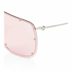 Alexander McQueen Studded Flat-brown Sunglasses