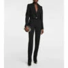 Alexander McQueen Cropped Wool Blazer