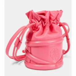 Alexander McQueen Soft Curve Leather Shoulder Bag -Alexander McQueen Sales Store unnamed file 1824