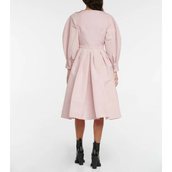 Alexander McQueen Polyfaille Midi Dress 2 Alexander McQueen Polyfaille Midi Dress - Image 2