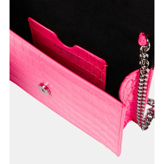 Alexander McQueen Skull Mini Leather Crossbody Bag 2 Alexander McQueen Skull Mini Leather Crossbody Bag - Image 2