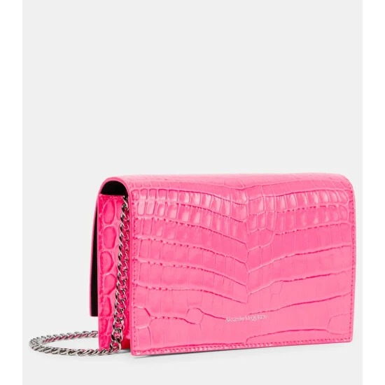 Alexander McQueen Skull Mini Leather Crossbody Bag 3 Alexander McQueen Skull Mini Leather Crossbody Bag - Image 3