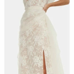 Alexander McQueen Bridal Guipure Lace And Tulle Gown -Alexander McQueen Sales Store unnamed file 1884