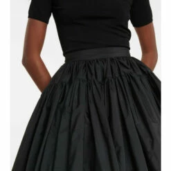 Alexander McQueen Pleated Taffeta Miniskirt -Alexander McQueen Sales Store unnamed file 1896