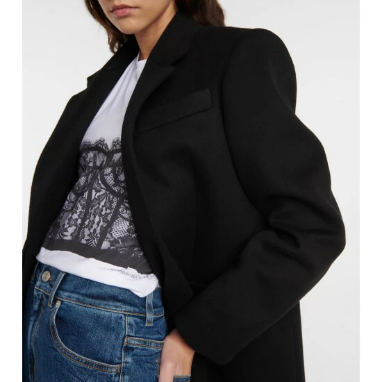 Alexander McQueen Wool And Cashmere Coat 3 Alexander McQueen Wool And Cashmere Coat - Image 3