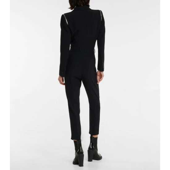 Alexander McQueen High-rise Slim Crêpe Pants 2 Alexander McQueen High-rise Slim Crêpe Pants - Image 2