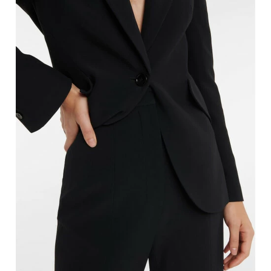 Alexander McQueen High-rise Slim Crêpe Pants 3 Alexander McQueen High-rise Slim Crêpe Pants - Image 3