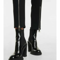 Alexander McQueen High-rise Slim Crêpe Pants 7 Alexander McQueen High-rise Slim Crêpe Pants -Alexander McQueen Sales Store unnamed file 1903