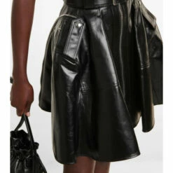 Alexander McQueen Leather Minidress -Alexander McQueen Sales Store unnamed file 1911