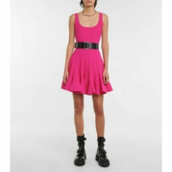 Alexander McQueen Sleeveless Knit Minidress