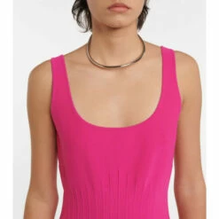 Alexander McQueen Sleeveless Knit Minidress -Alexander McQueen Sales Store unnamed file 1914