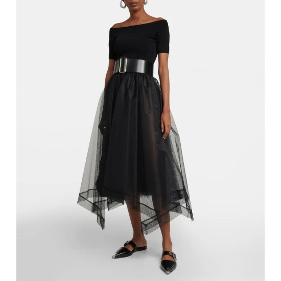 Alexander McQueen Punk Leather Mules 1 Alexander McQueen Punk Leather Mules