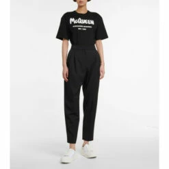 Alexander McQueen Printed Cotton T-shirt