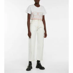 Alexander McQueen Printed Cotton Jersey T-shirt