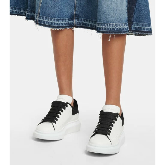 Alexander McQueen Leather Sneakers 3 Alexander McQueen Leather Sneakers - Image 3