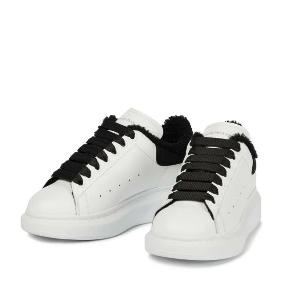 Alexander McQueen Leather Sneakers 4 Alexander McQueen Leather Sneakers - Image 4