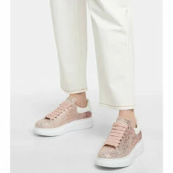 Alexander McQueen Embellished Leather Sneakers -Alexander McQueen Sales Store unnamed file 1989