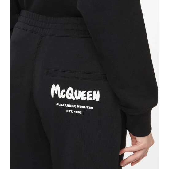 Alexander McQueen Logo Cotton Sweatpants 4 Alexander McQueen Logo Cotton Sweatpants - Image 4