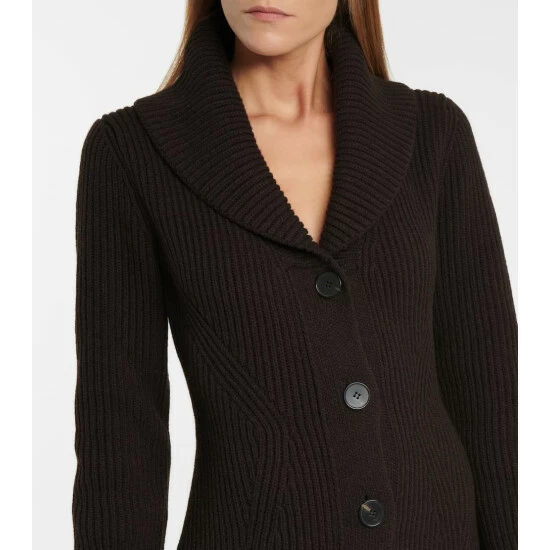 Alexander McQueen Wool And Cashmere Cardigan 3 Alexander McQueen Wool And Cashmere Cardigan - Image 3