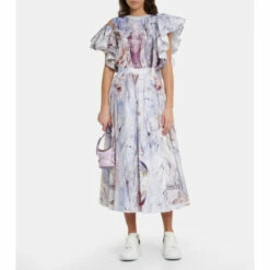 Alexander McQueen William Blake Dante Print Jersey Top